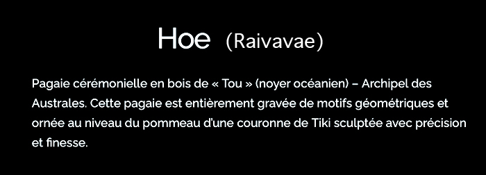 Raivavae HOE